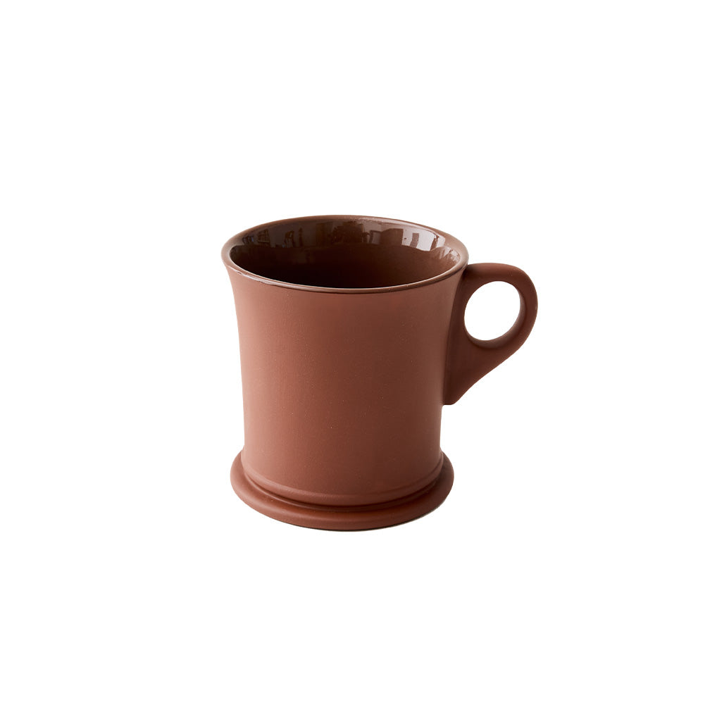 Barber's Mugs Set of 2, Terra Cotta Bisque