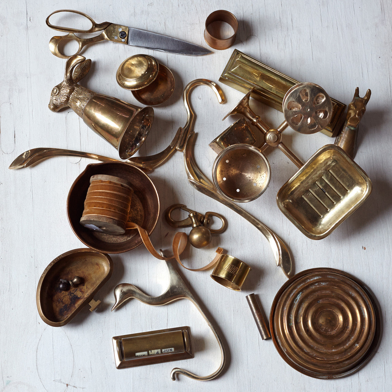 Solid Brass Bath Trio