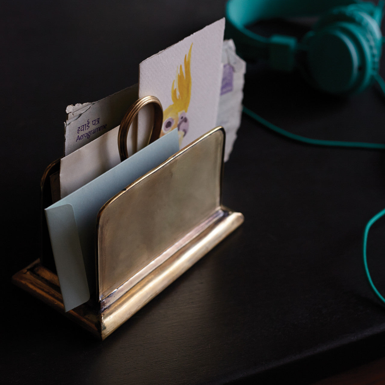 Solid Brass Letter Keep
