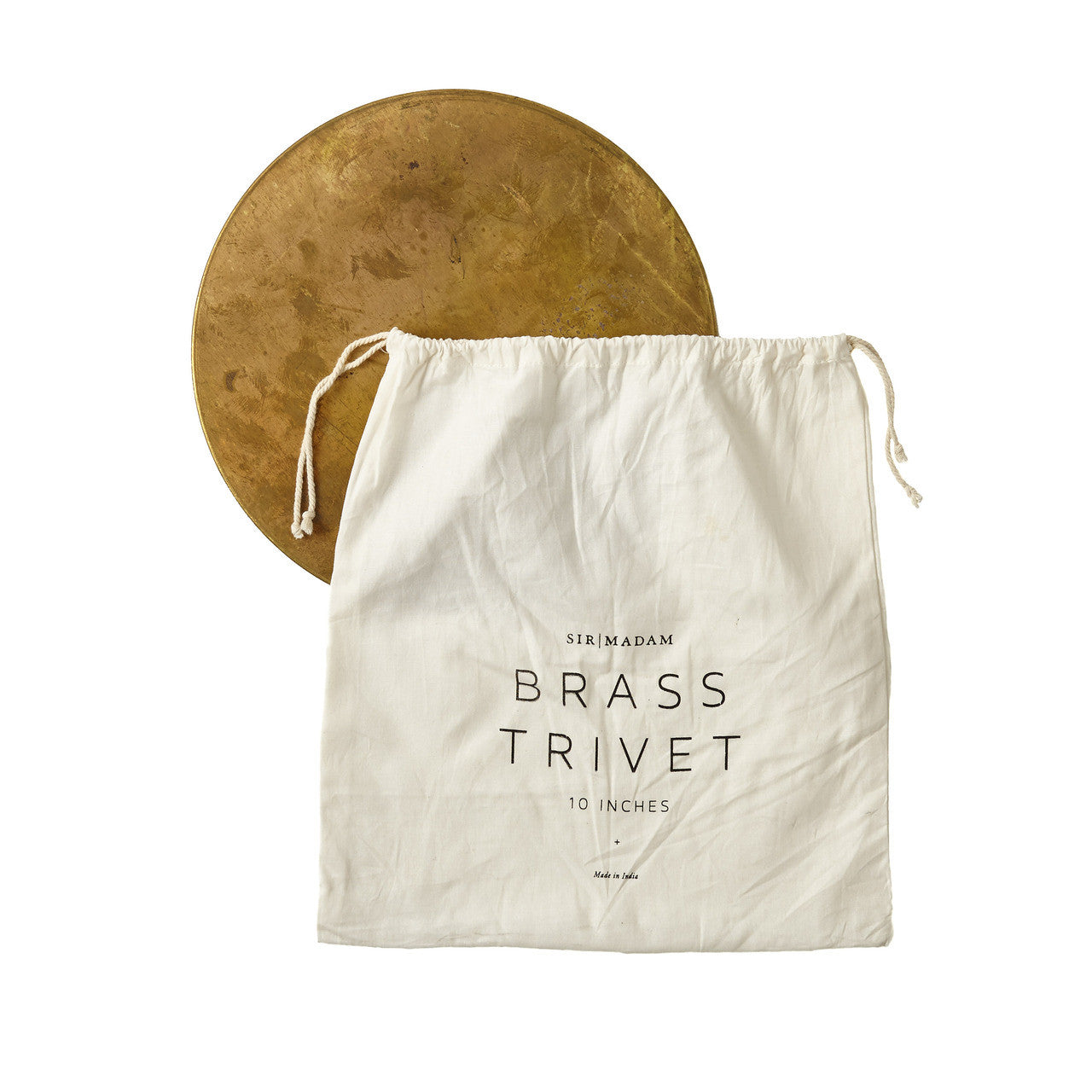 BRASS TRIVET 10"