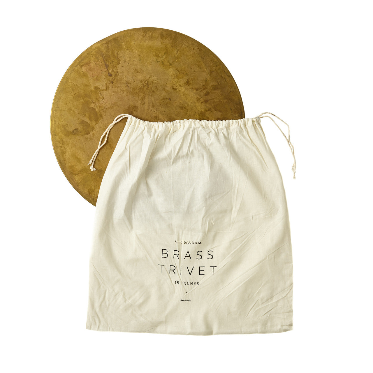 BRASS TRIVET 10"