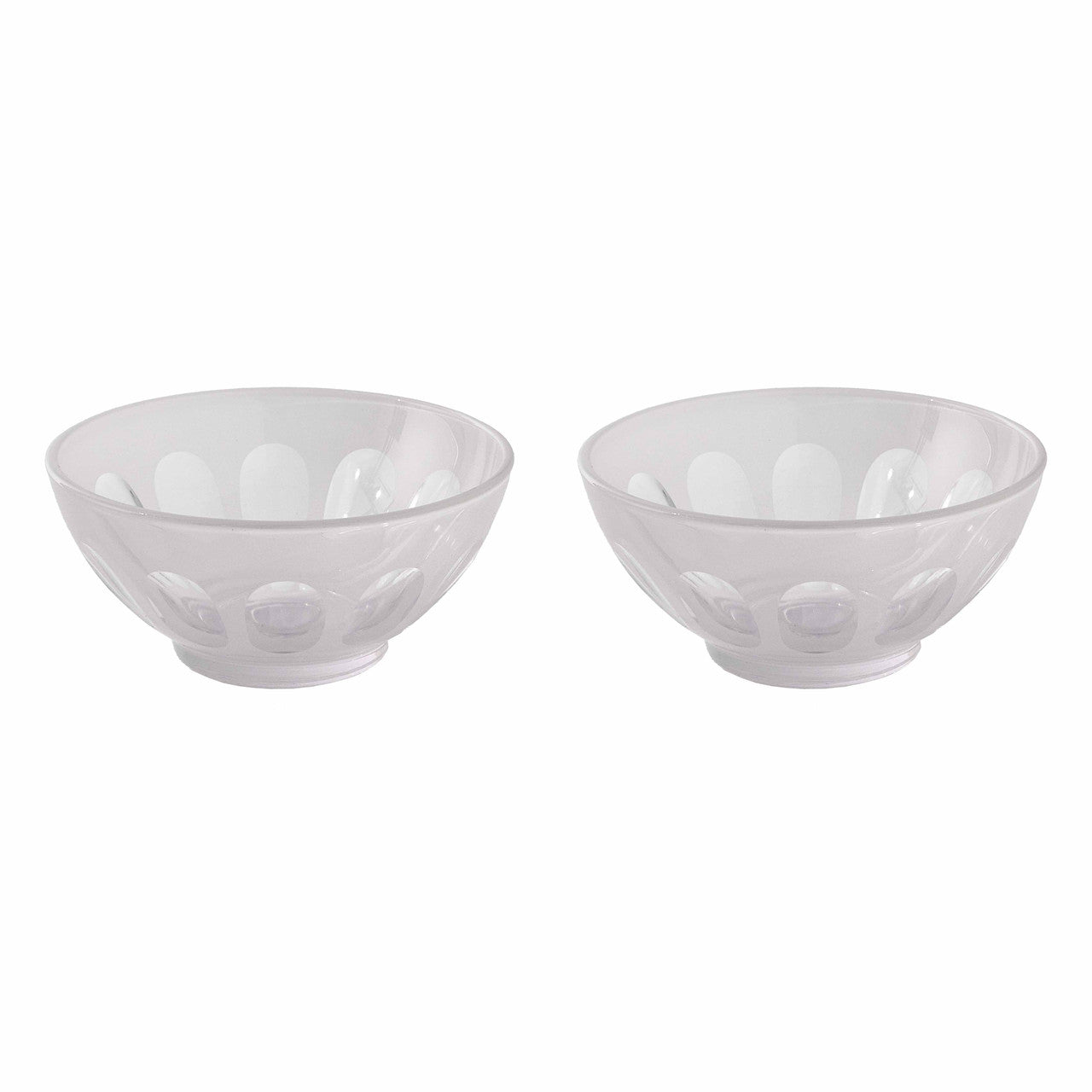 Rialto Glass Bowl Set/2, Opal