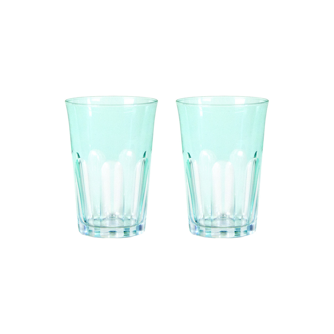 Rialto Glass Tumbler Set/2, Menthe