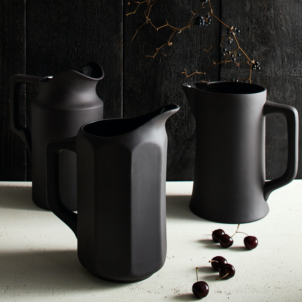 Black Still Life Pitcher, No. 1