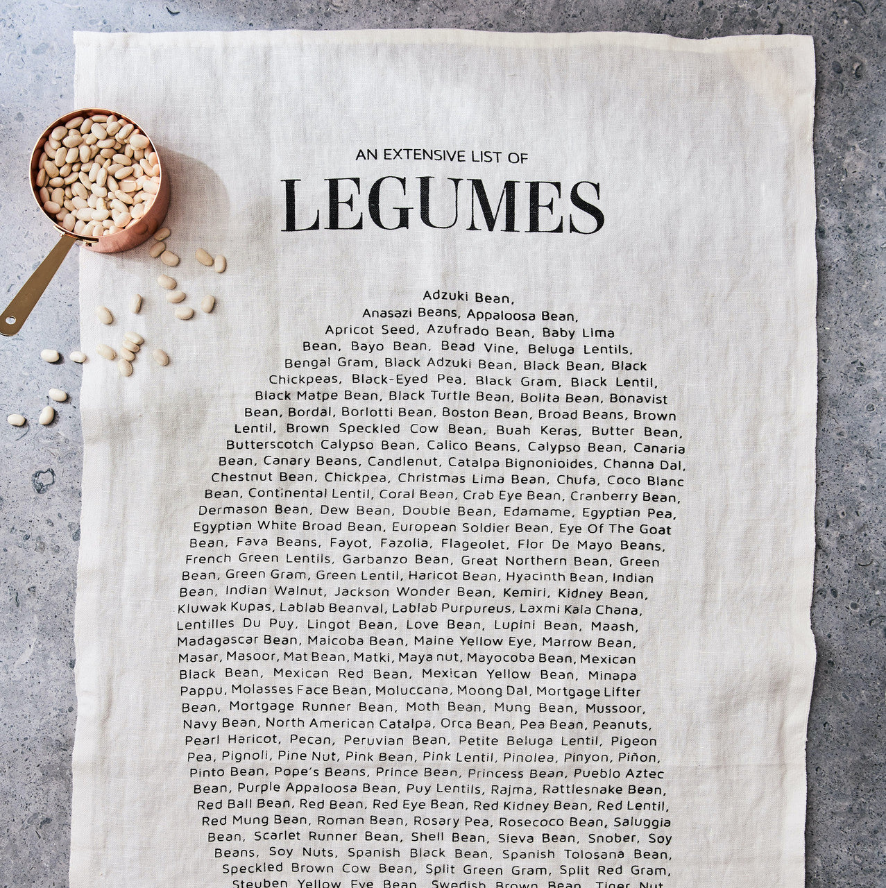 LEGUMES PURE LINEN TEA TOWEL