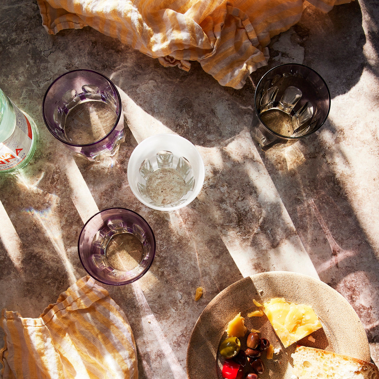 Rialto Glass Old Fashion Set/2, Opal