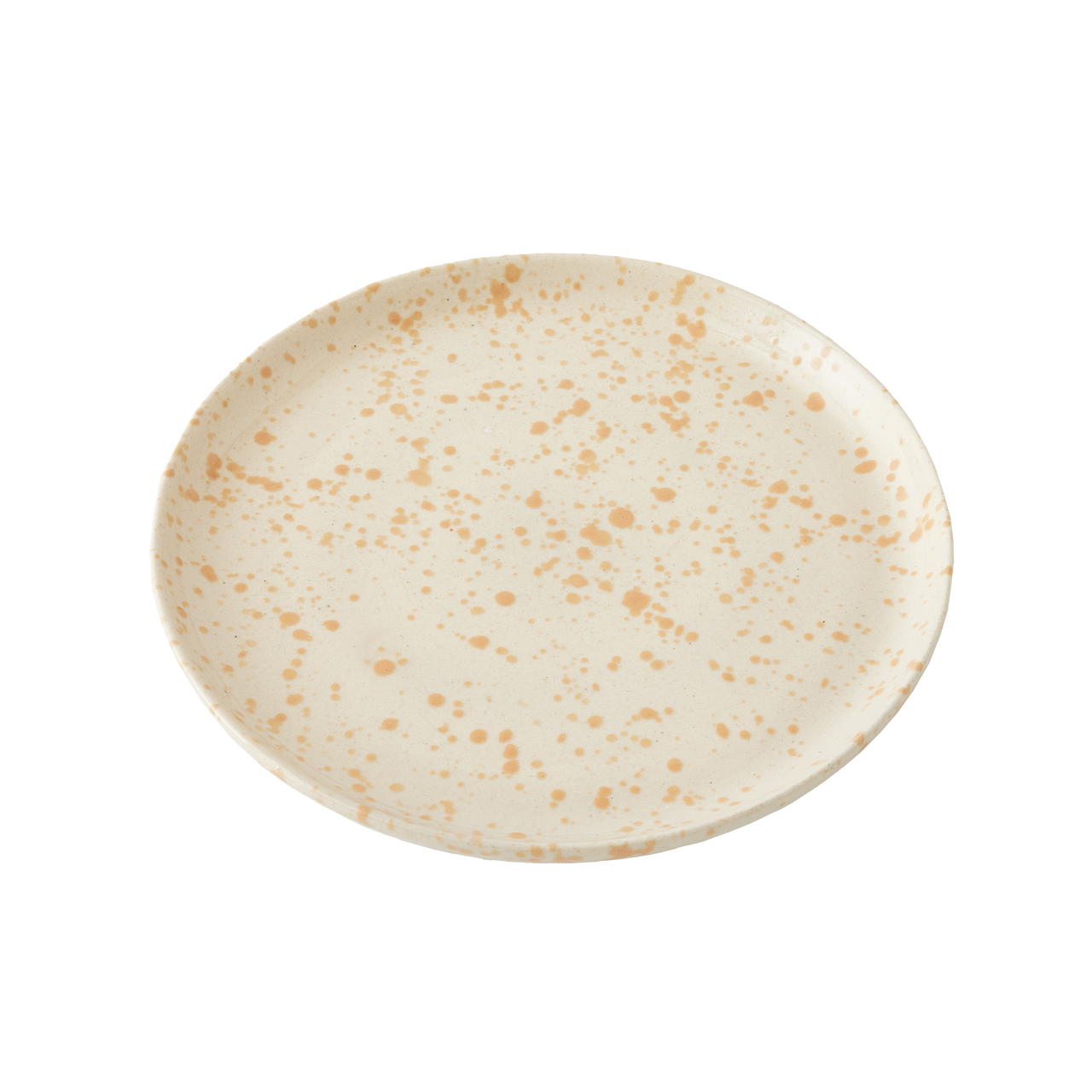 Splatterware Plates Set of 4, Latte