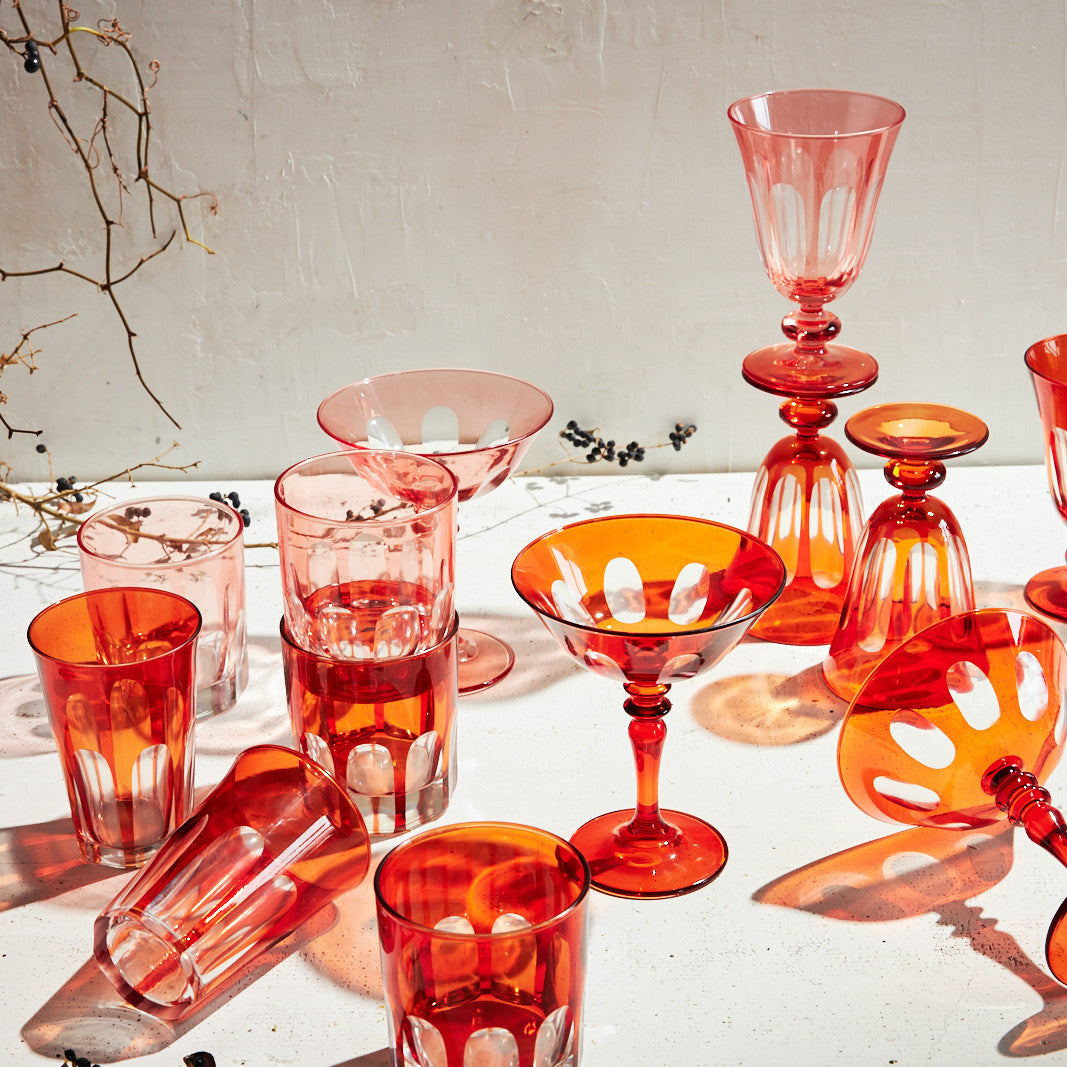 Rialto Glass Old Fashion Set/2, Kitten