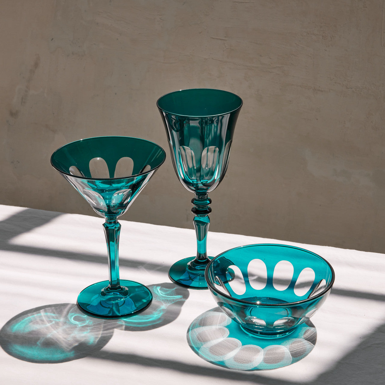 Rialto Glass Martini Set/2, Millicent