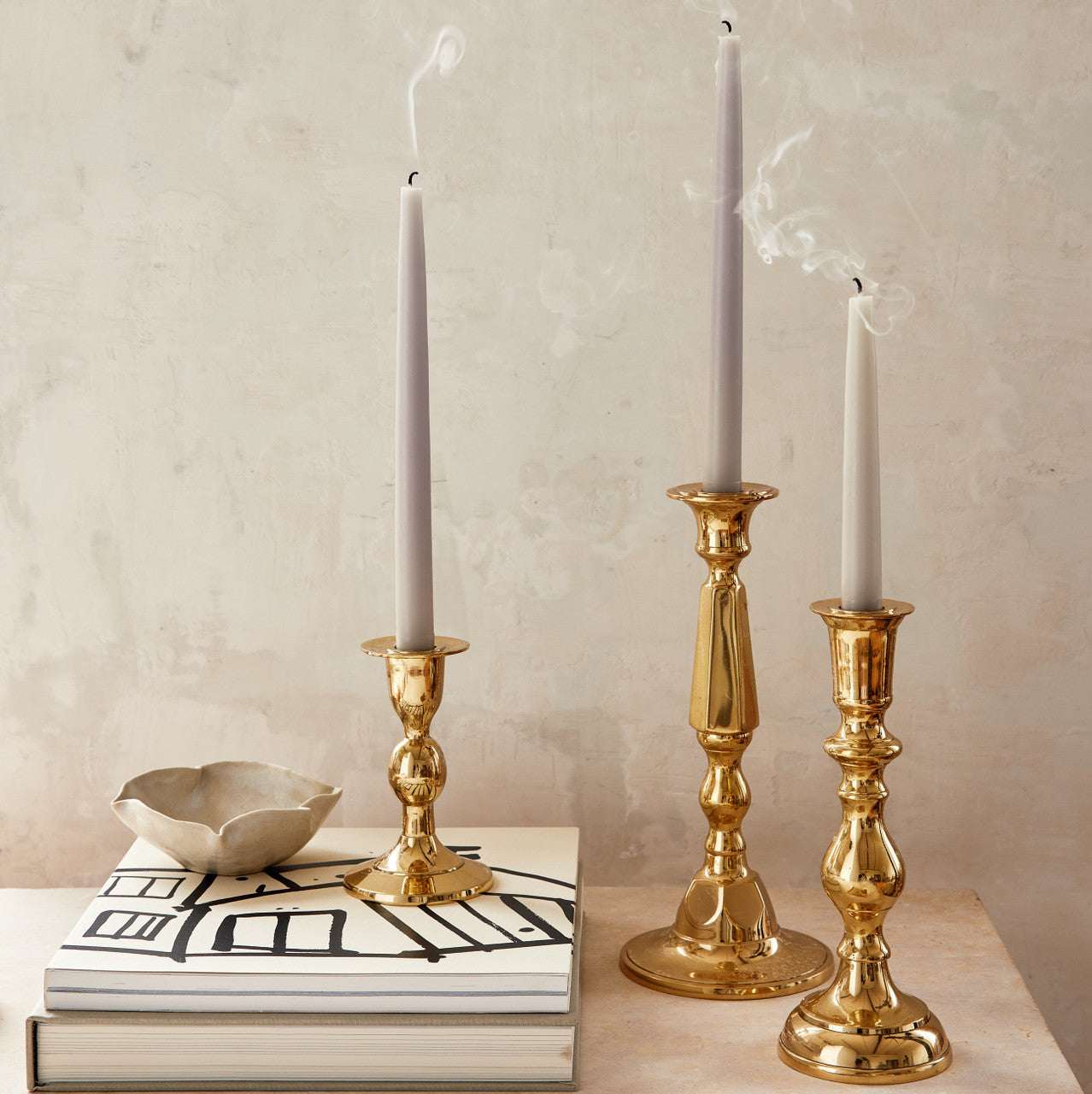 Georgian Candlestick, No. 3, Brass