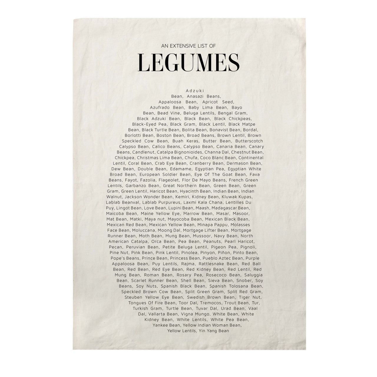 LEGUMES PURE LINEN TEA TOWEL