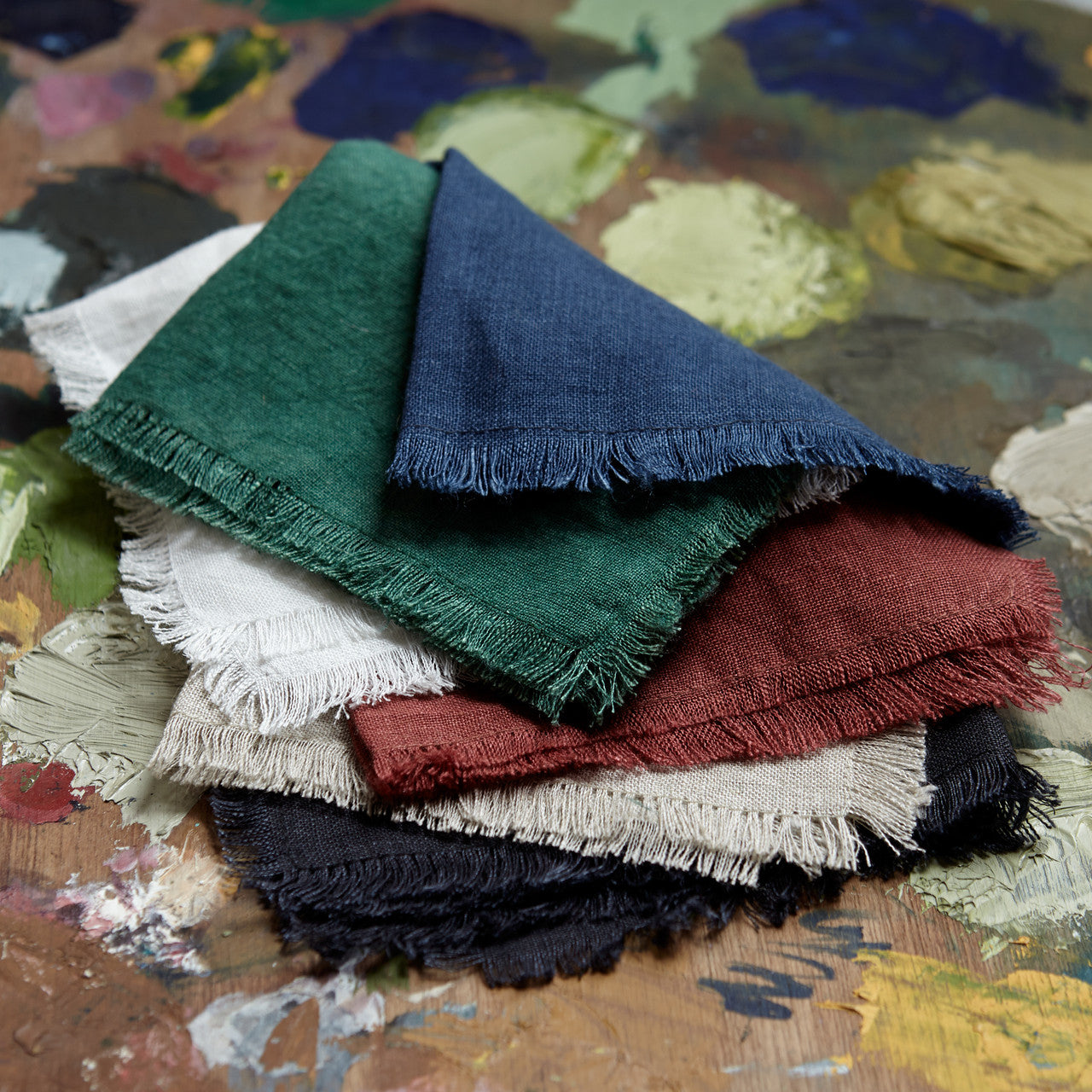 COCKTAIL NAPKINS, CLASSIC, ASSORTED SET OF 6
