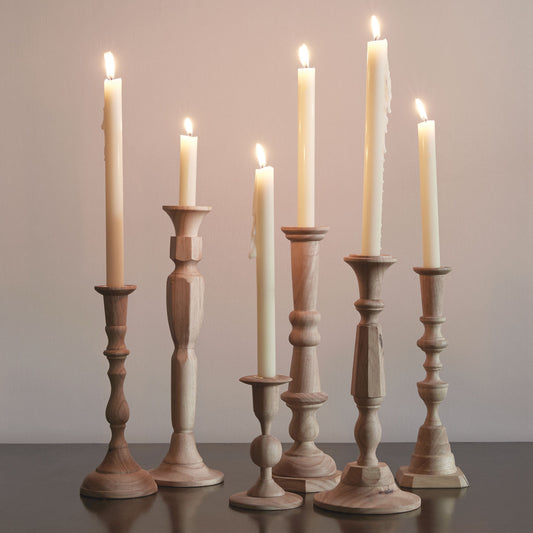 Georgian Candlestick, No.1, Plantation Hardwood
