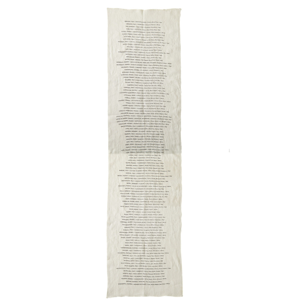 European Wine Varietals Runner, Oyster White