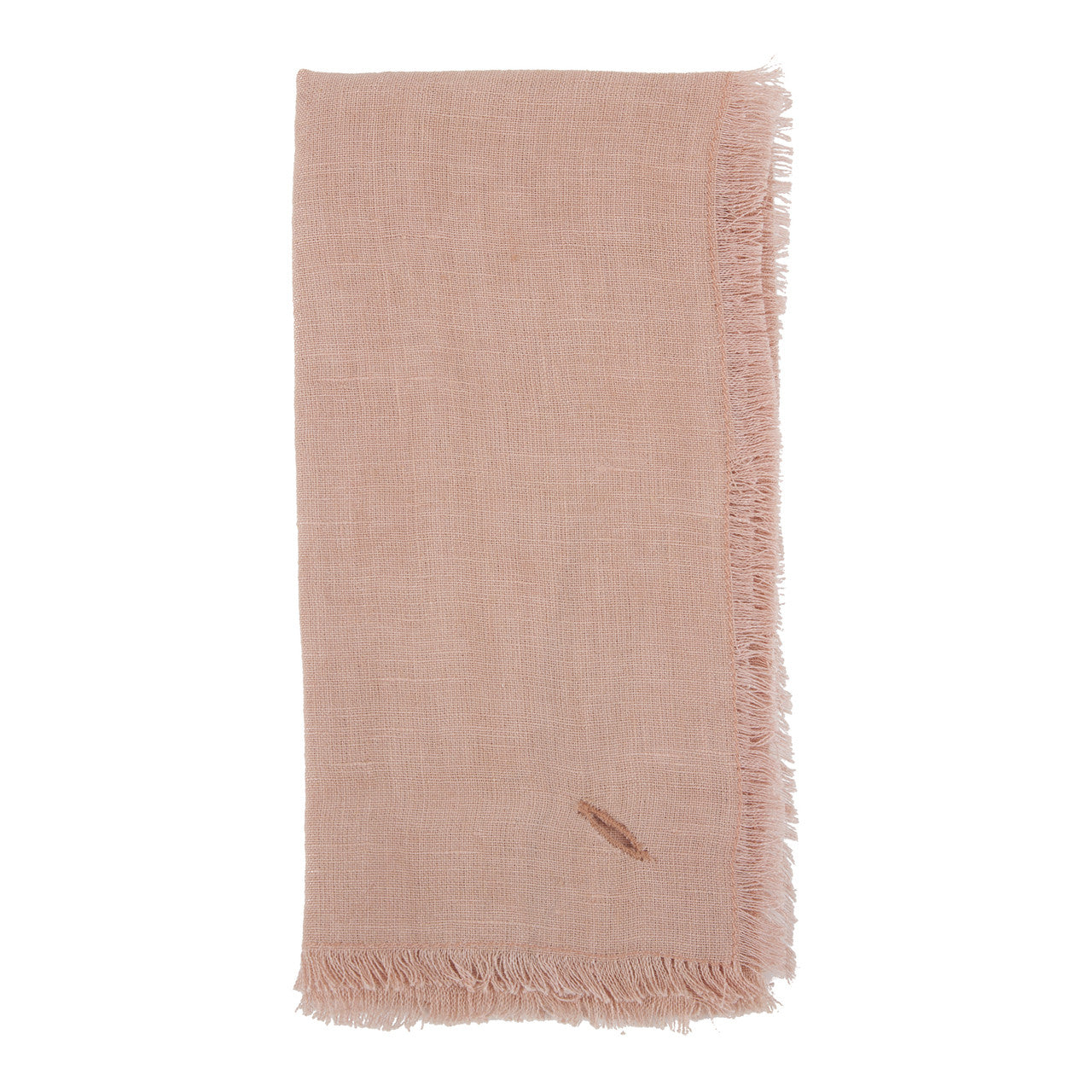SOLID LINEN NAPKINS, SALMON, SET OF 4