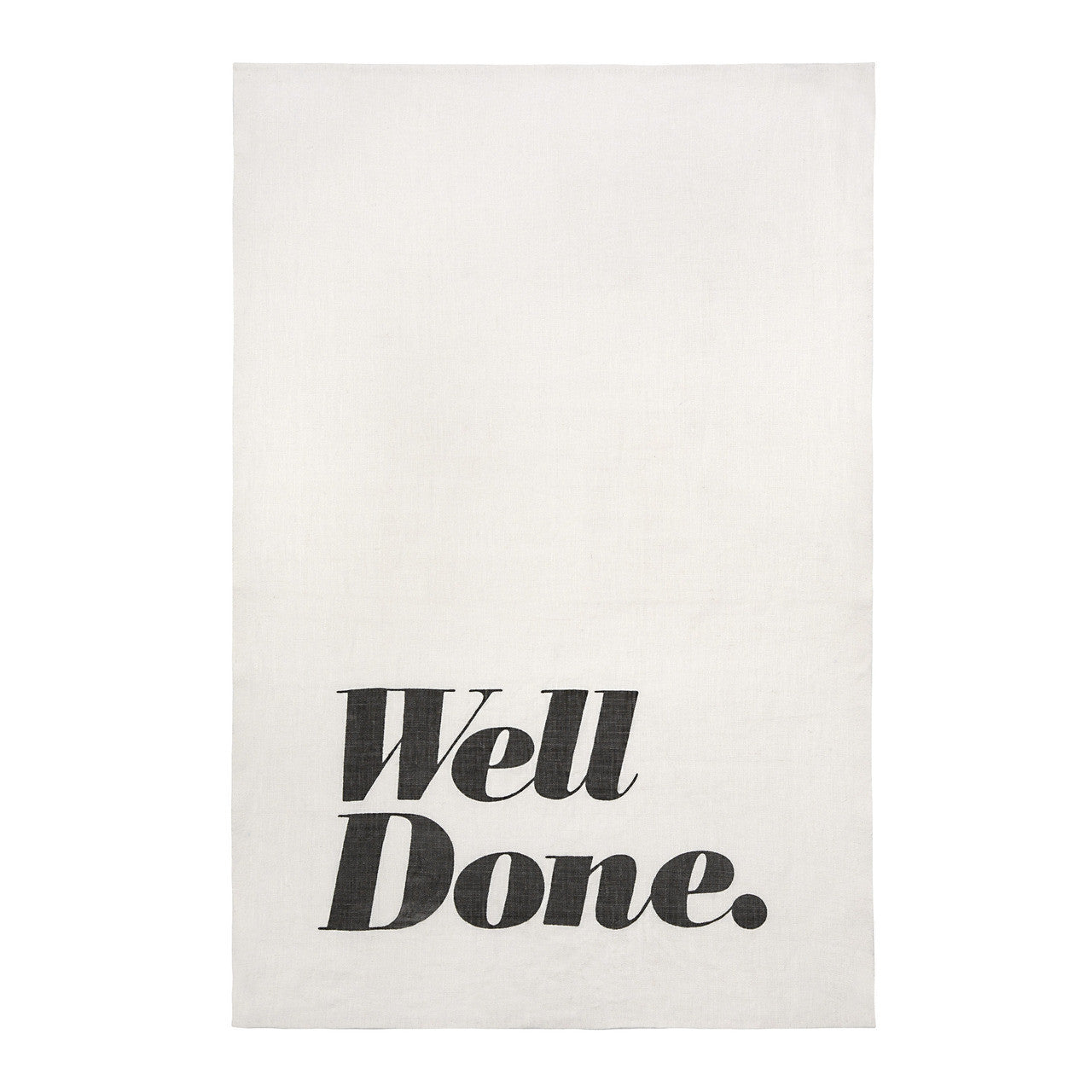 Well Done Pure Linen Tea Towel