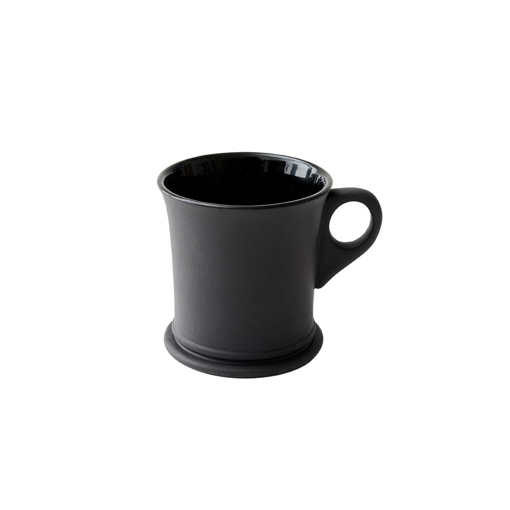 Barber's Mugs Set of 2, Black Bisque