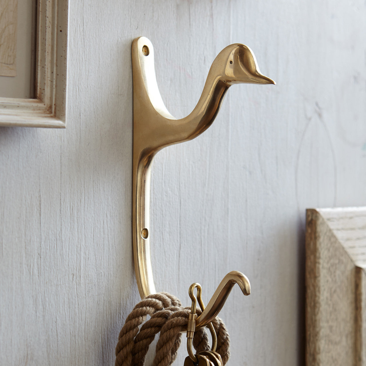 Brass Duck Hook