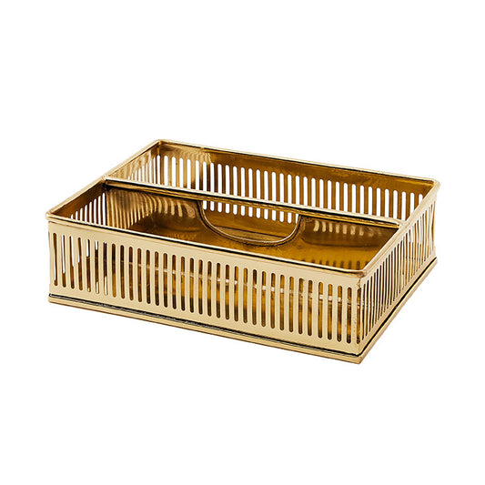 Sheffield Silverware Caddy, Brass