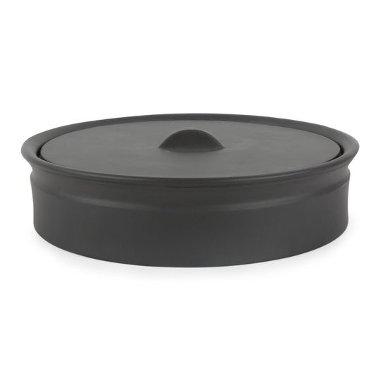 MATTE BLACK LARDER CROCK 10