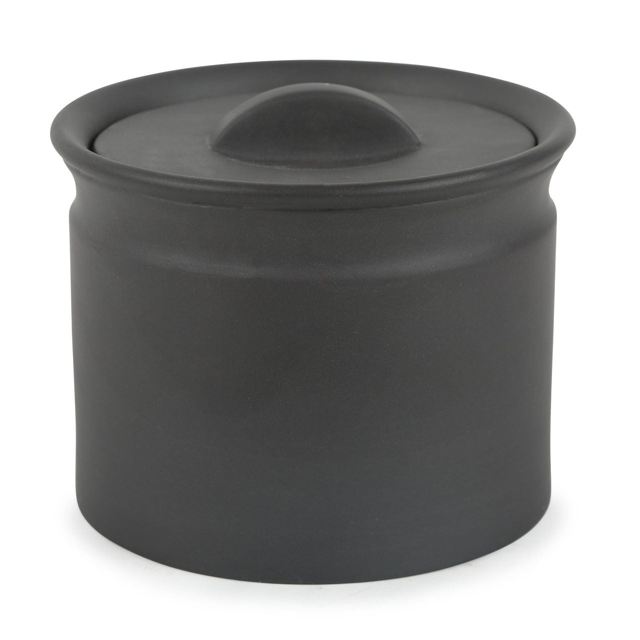 MATTE BLACK LARDER CROCK 5