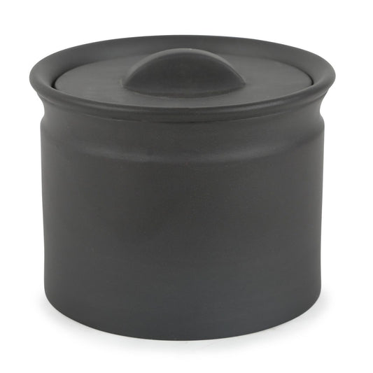 MATTE BLACK LARDER CROCK 5