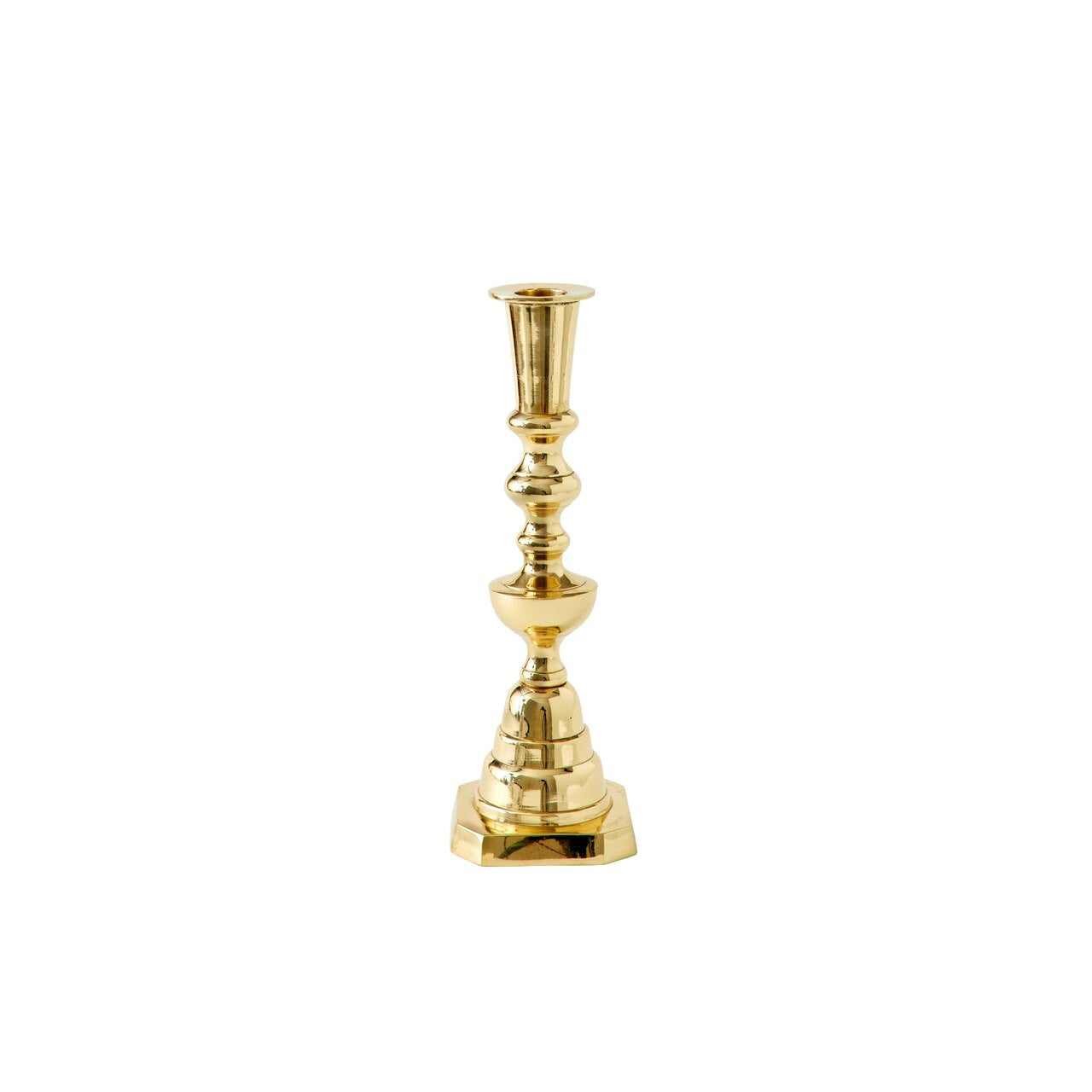 Georgian Candlestick, No. 4, Brass  
