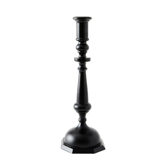 Georgian Altar Candlestick, Black