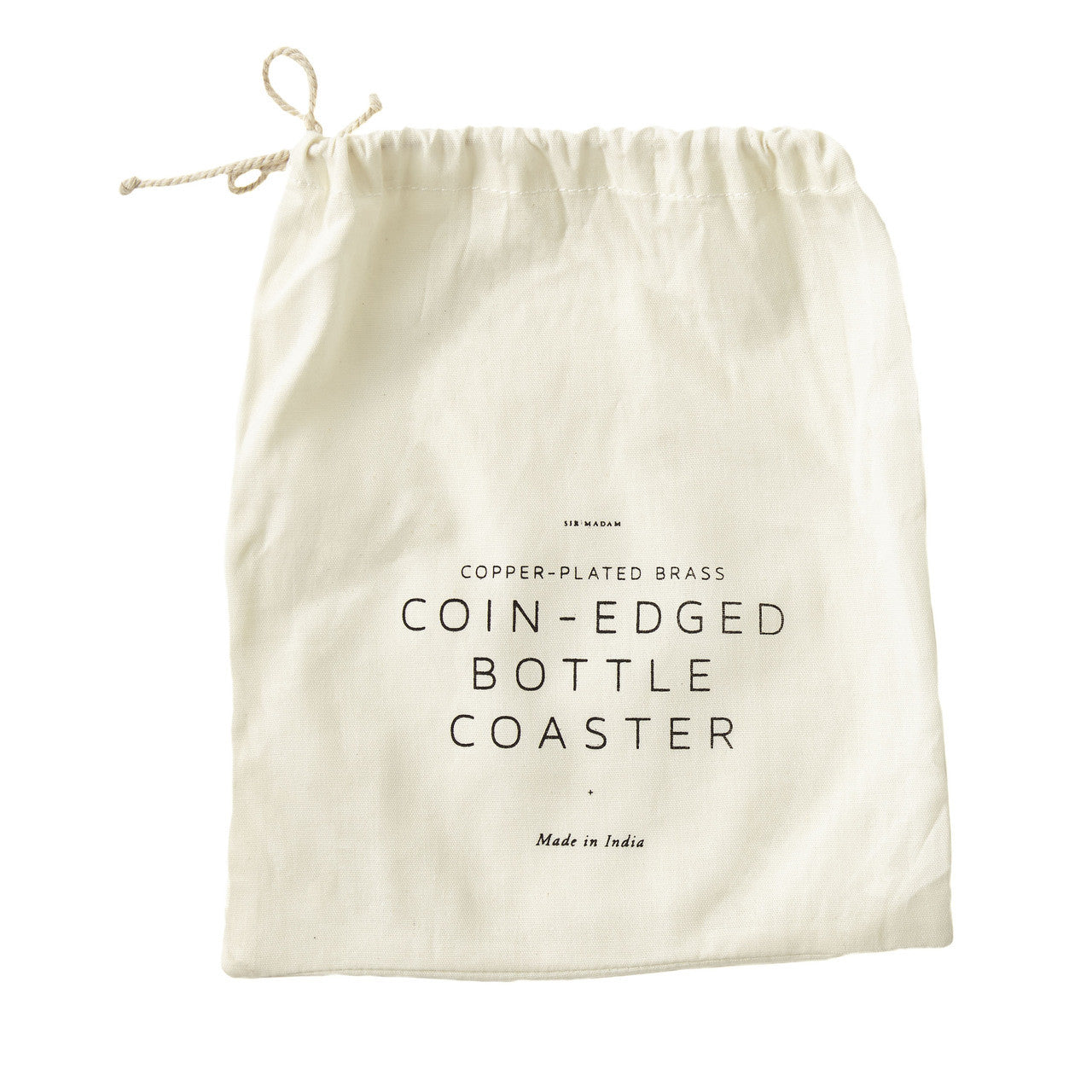 Copper Coin-Edged Bottle Coaster