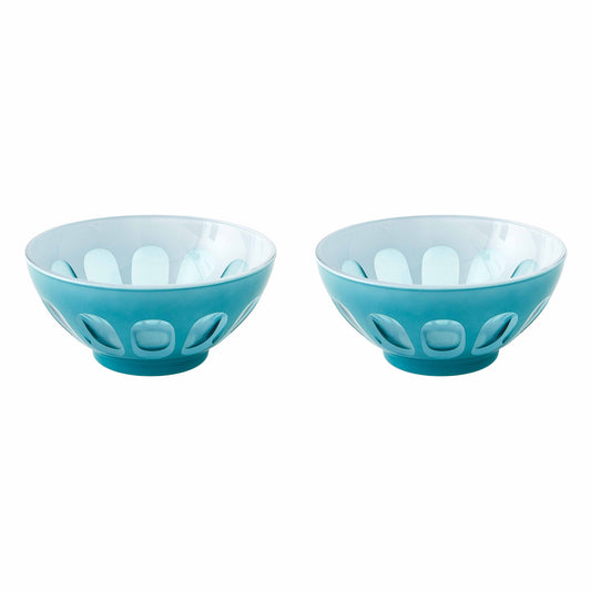 Rialto Glass Bowl Set/2, Teala