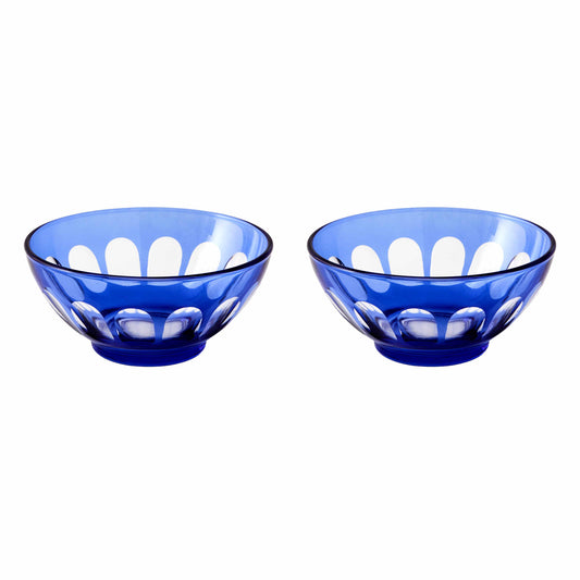 Rialto Glass Bowl Set/2, Moonglow