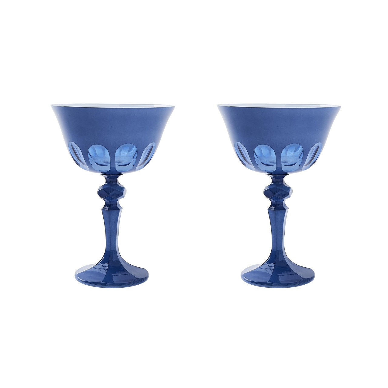 Rialto Glass Coupe Set/2, Duchess