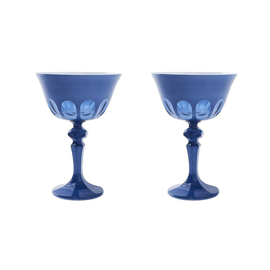 Rialto Glass Coupe Set/2, Duchess