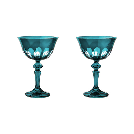 Rialto Glass Coupe Set/2, Millicent