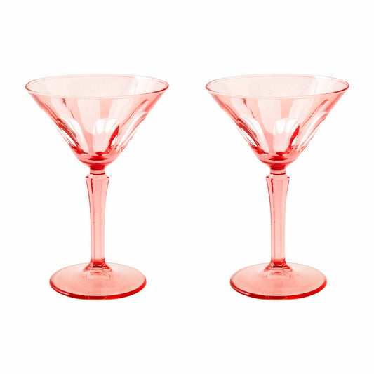 Rialto Glass Martini Set/2, Kitten