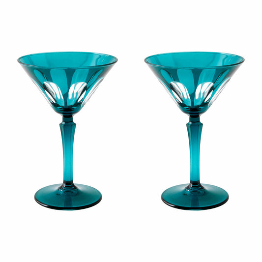 Rialto Glass Martini Set/2, Millicent
