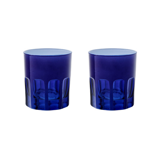 Rialto Glass Old Fashioned Set/2 - Midnight