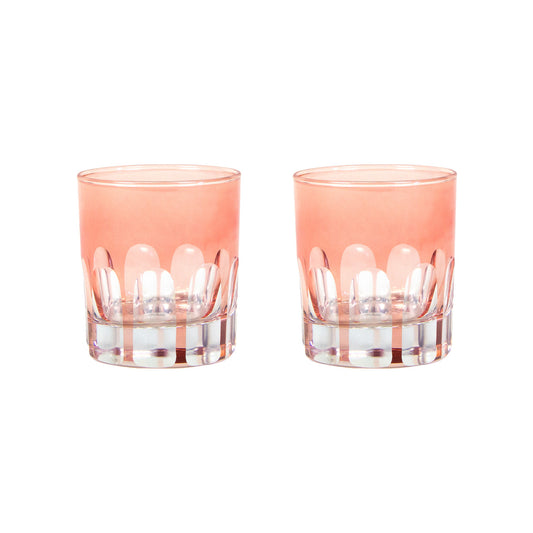 Rialto Glass Old Fashion Set/2, Kitten