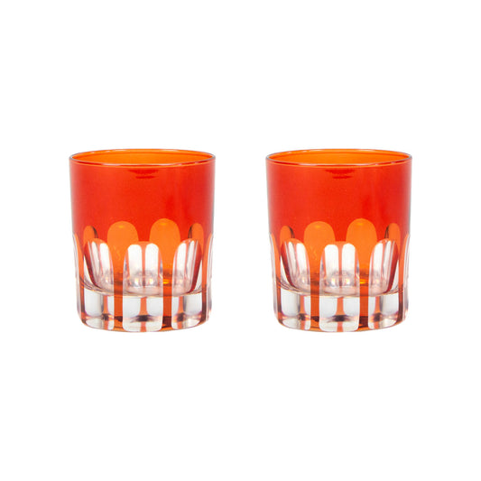 Rialto Glass Old Fashion Set/2, Lolita