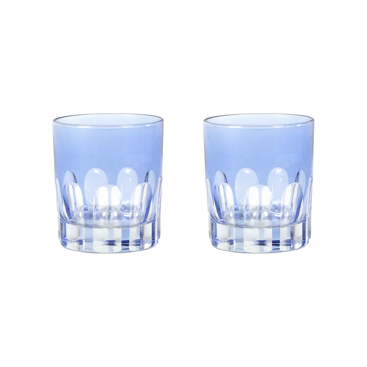 Rialto Glass Old Fashion Set/2, Thistle