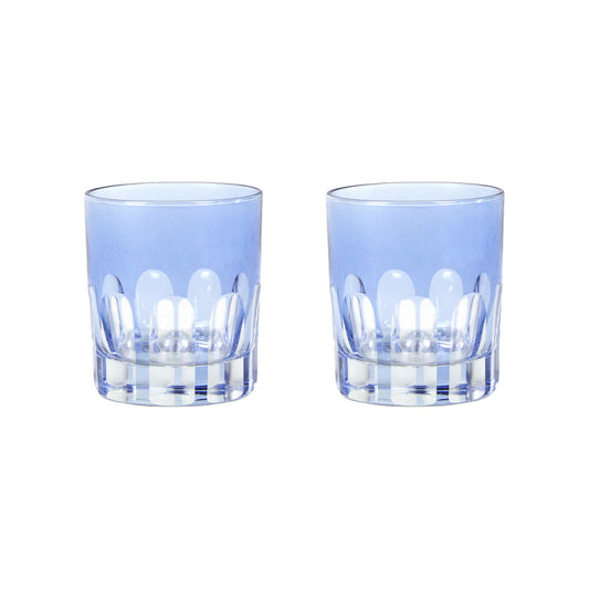 Rialto Glass Old Fashion Set/2, Thistle