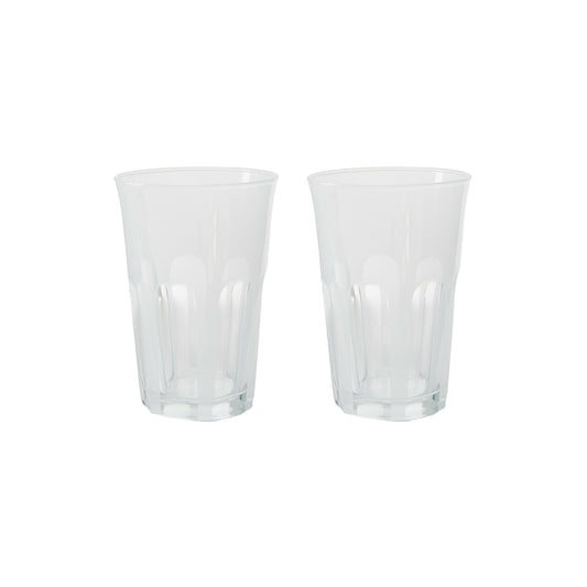 Rialto Glass Tumbler Set/2, Opal