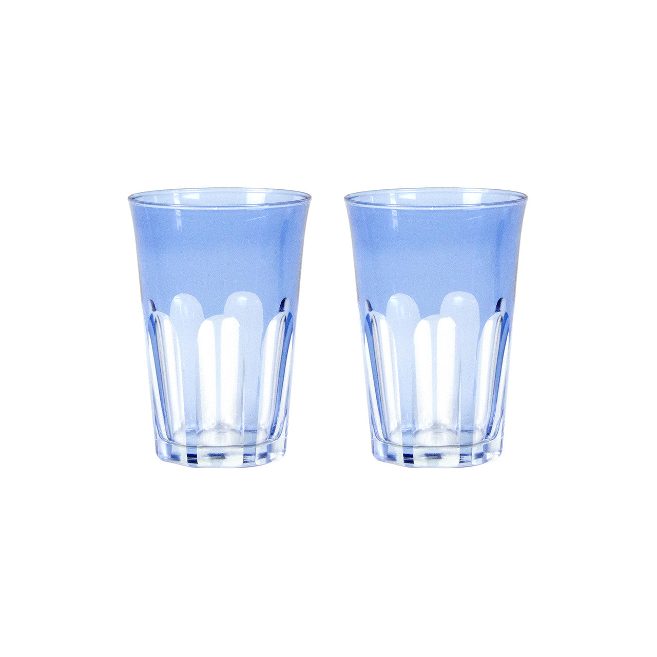 Rialto Glass Tumbler Set/2, Thistle