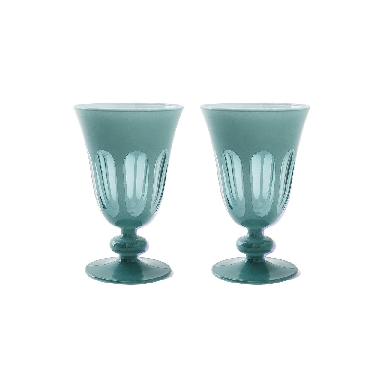 Rialto Glass Tulip Set/2, Teala
