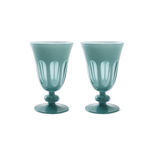 Rialto Glass Tulip Set/2, Teala