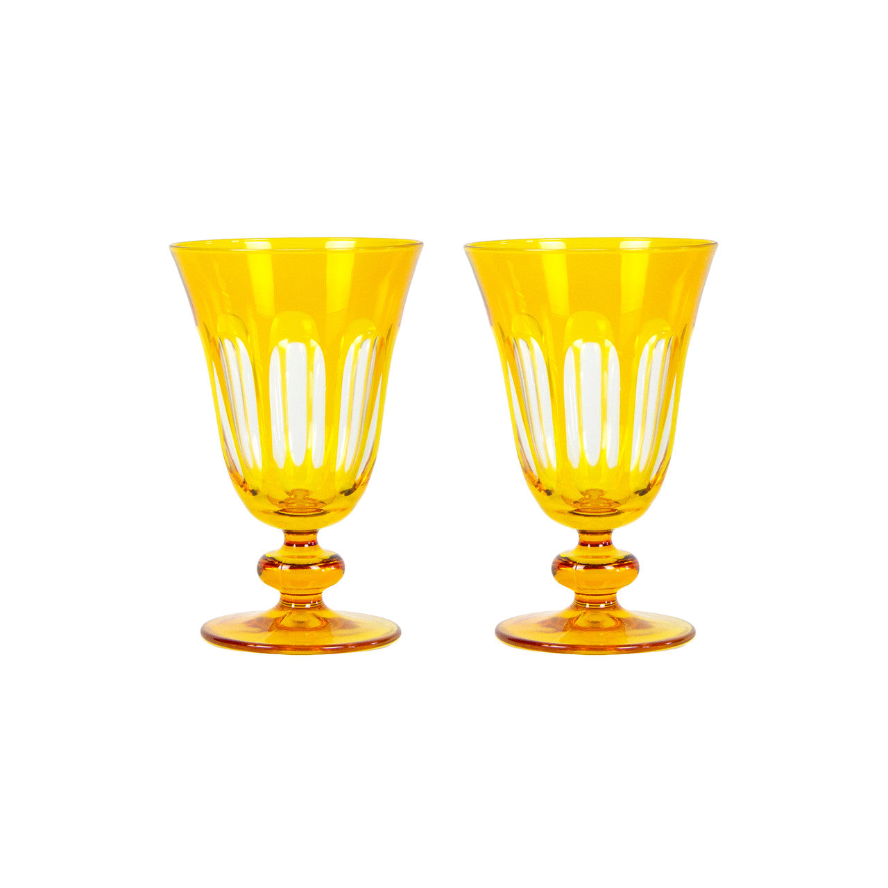 Rialto Glass Tulip Set/2, Ginger