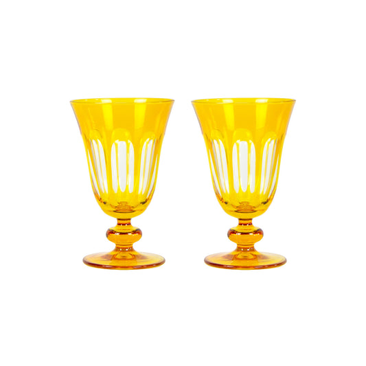 Rialto Glass Tulip Set/2, Ginger