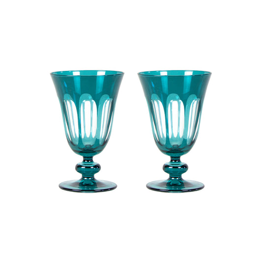 Rialto Glass Tulip Set/2, Millicent