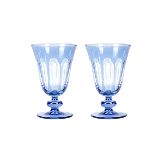 Rialto Glass Tulip Set/2, Thistle