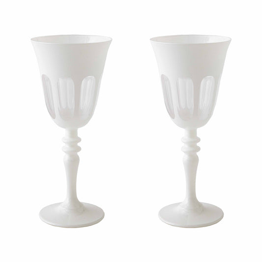 Rialto Glass Wine Set/2, Chalk